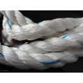 Corda de nylon marinha da pesca do danline dos pp da corda da corda marinha de 3 / 4strand 35mm